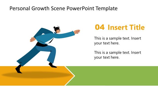 Step 4 Personal Growth PowerPoint Diagram