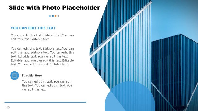 Minimal Design Photo Placeholder Template