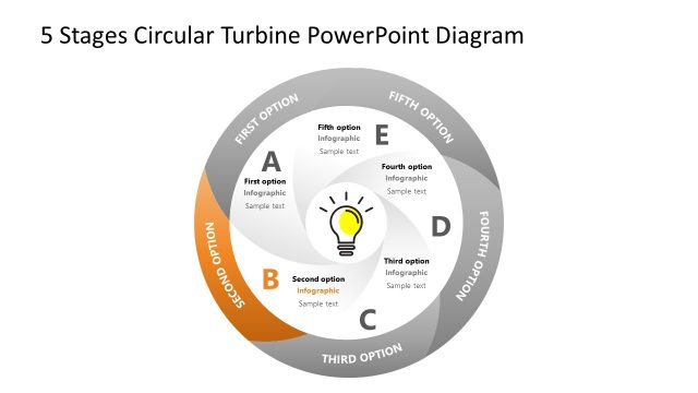 Option 2 Circular Diagram Turbine Shape Template