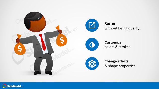 Malcolm Character with Money