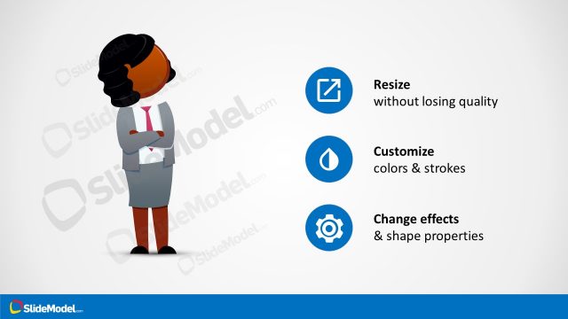 PowerPoint Design for Brianna Character Slide