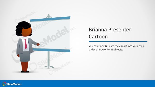 Brianna PowerPoint Character As Presenter