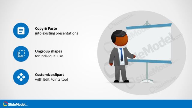 Editable Malcom Presenter PowerPoint Character