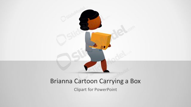 Brianna Delivery Box PowerPoint Character