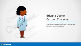 Brianna in Doctor Attire - PowerPoint Character