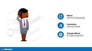 PowerPoint Character for Presentations - Brianna 