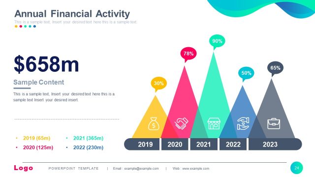 Engaging Multi-Purpose Template Slide with Data-Driven Chart
