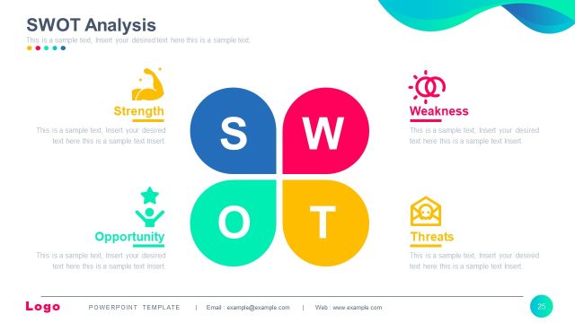 SWOT Analysis Diagram – Multi-Purpose Template