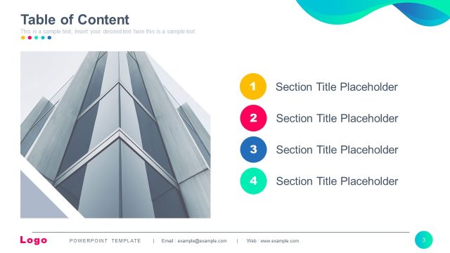 Table of Contents Slide – Modern Multi-Purpose PPT Template