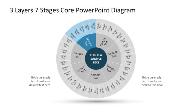 Customizable Circular PowerPoint Diagram Template Slide
