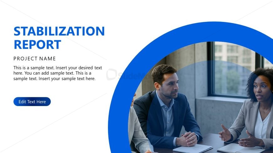 Stabilization Report Template - Title Slide
