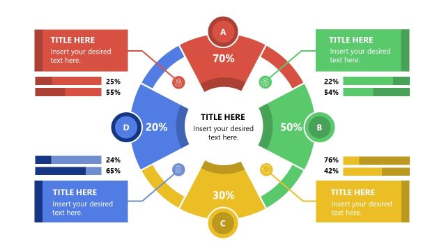 Editable 4-Step Diagram Template for Presentation
