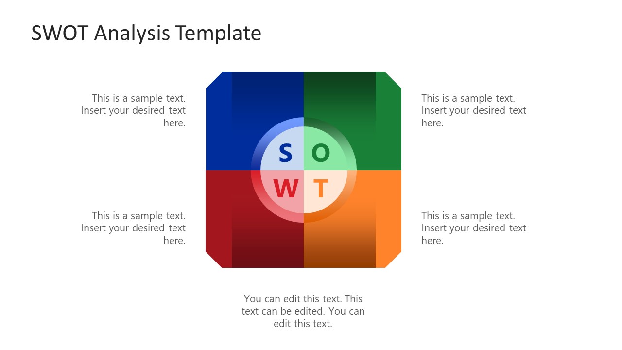 SWOT Analysis PPT Template - Title Slide 