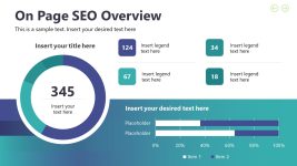 On Page SEO Overview Slide for SEO Report - SlideModel