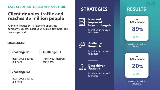 Case Study Slide – SEO Proposal Template