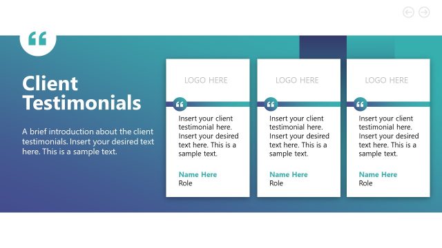 Client Testimonials Slide – SEO Proposal Template
