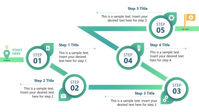 Visual Roadmap Template for PowerPoint