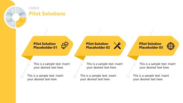 Pilot Solutions PPT Template Slide