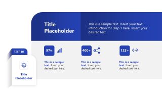 PowerPoint Template for Ascending Block List Presentation