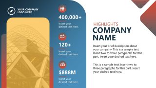 Employee Handbook Template PPT Slide for Company Introduction 