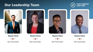 Slide with Images - Employee Handbook PPT Template 