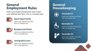 General Housekeeping - Company Employee Handbook Template 