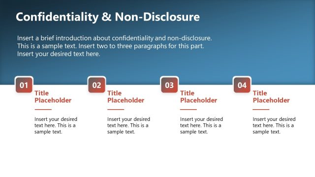 Confidentiality & Non-Disclosure Slide