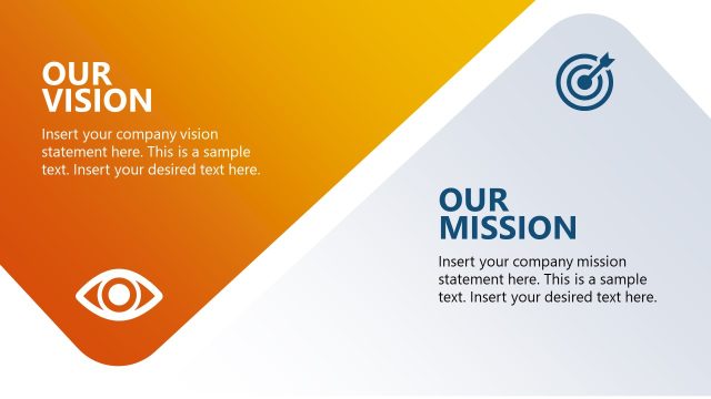 Our Vision & Mission Template Slide