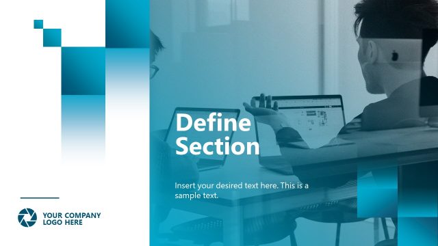 Define Section Slide – Program Management Template