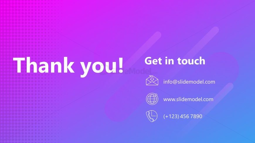 Thank You Slide Presentation Template Slidemodel