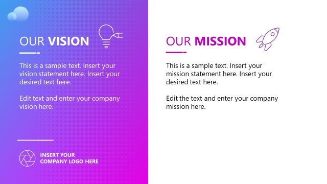 Vision & Mission Slide -Sponsorship Pitch Deck PPT Template