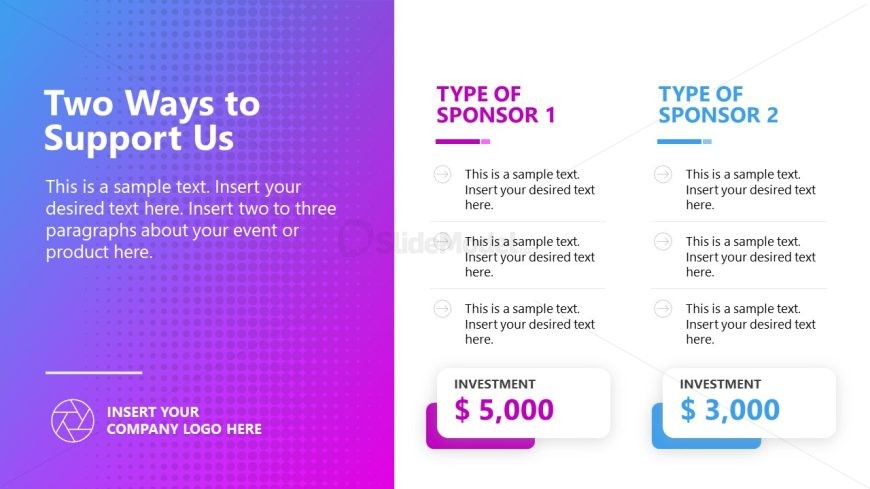 PowerPoint Template for Sponsorship Pitch Deck