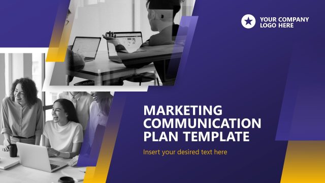 Marketing Communication Plan PowerPoint Template
