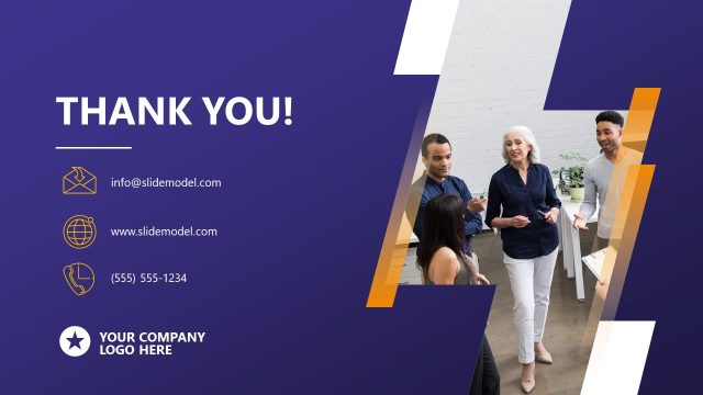 Thank You Slide – Marketing Communication PPT Slide