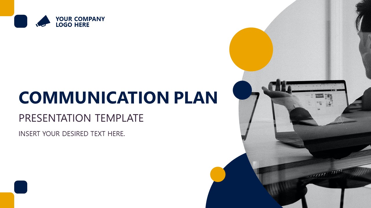 Editable Communication Plan PPT Template 