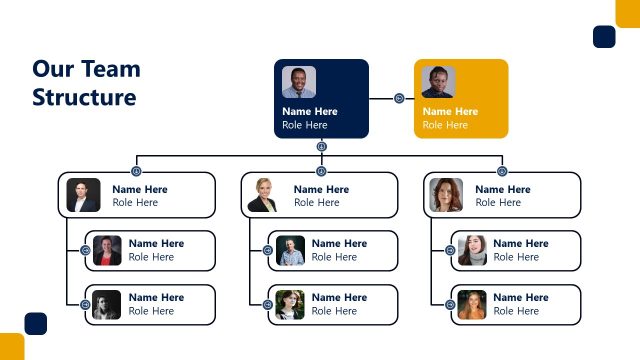 Our Team Structure Communication Plan Slide