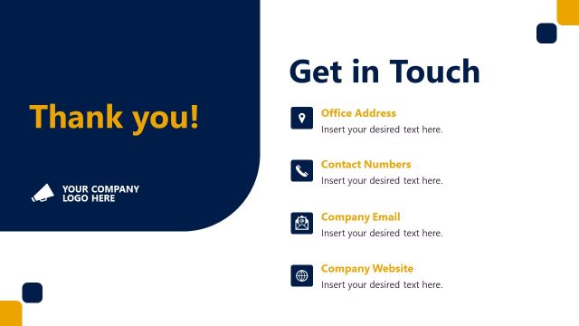 Thank You Slide for PPT Presentation