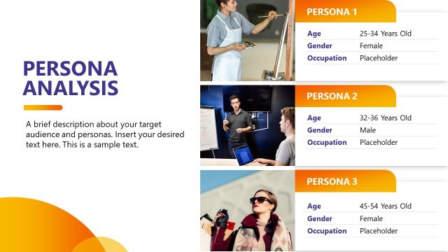 PPT Slide for Persona Analysis