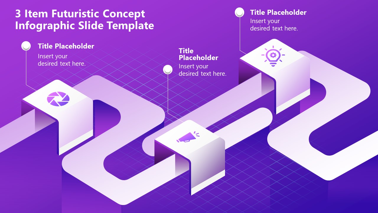 3-Item Futuristic Concept Presentation Template