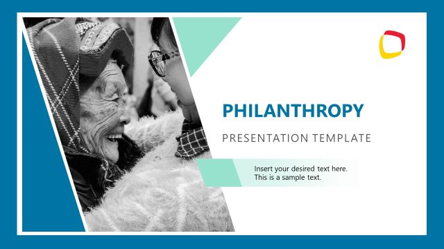 Cover Slide – Philanthropy PowerPoint Template