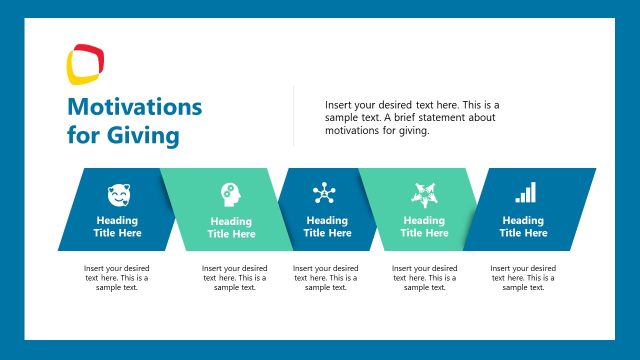 Motivations for Giving Infographics Slide