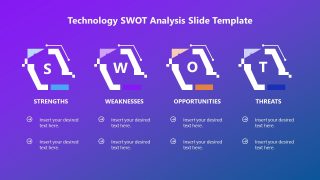 Creative Technology SWOT PowerPoint Template 