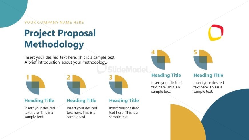 Creative Process Diagram Slide for Proposal Methodology