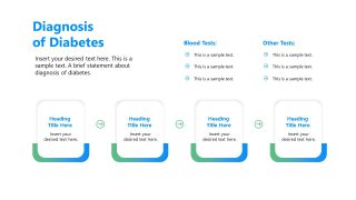 Editable Slide for Presenting Diagnosis of Diabetes