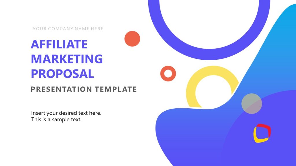 Title Slide - Affiliate Marketing Proposal Template - SlideModel
