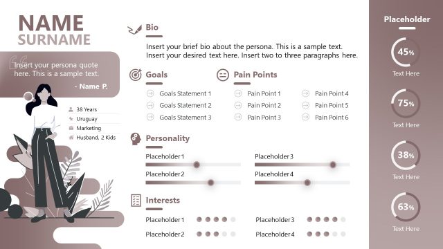 Audience Persona Analysis PowerPoint Template