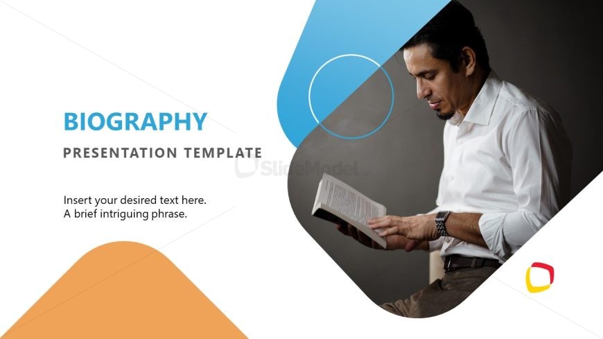 Editable Biography PPT Slide Template