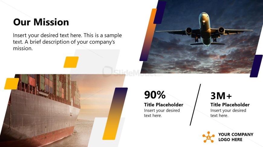 Logistics Slide Template for PowerPoint 