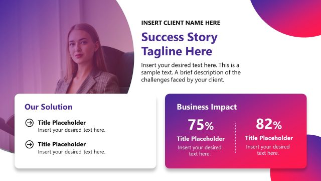 PPT Slide for Our Solution – Cybersecurity Template