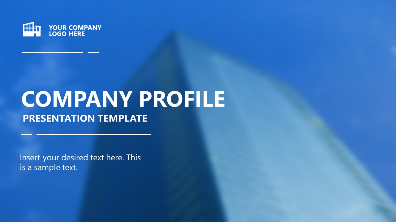PPT Template for Company Profile Presentation 